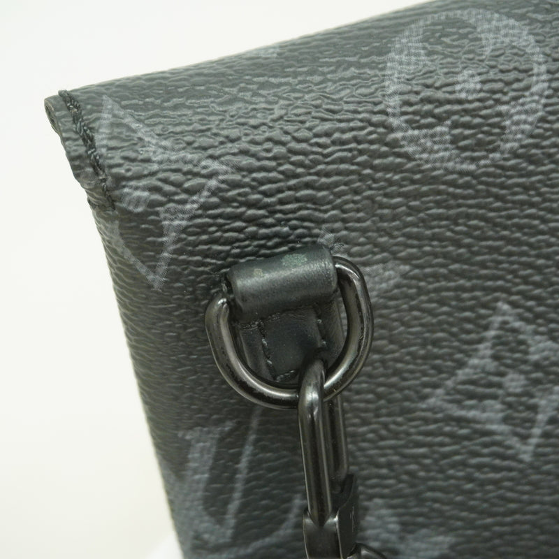 【6kd3910】ルイヴィトン ショルダーバッグ モノグラム・エクリプス エンベロップポーチ M11613 ブラック【中古】メンズ
