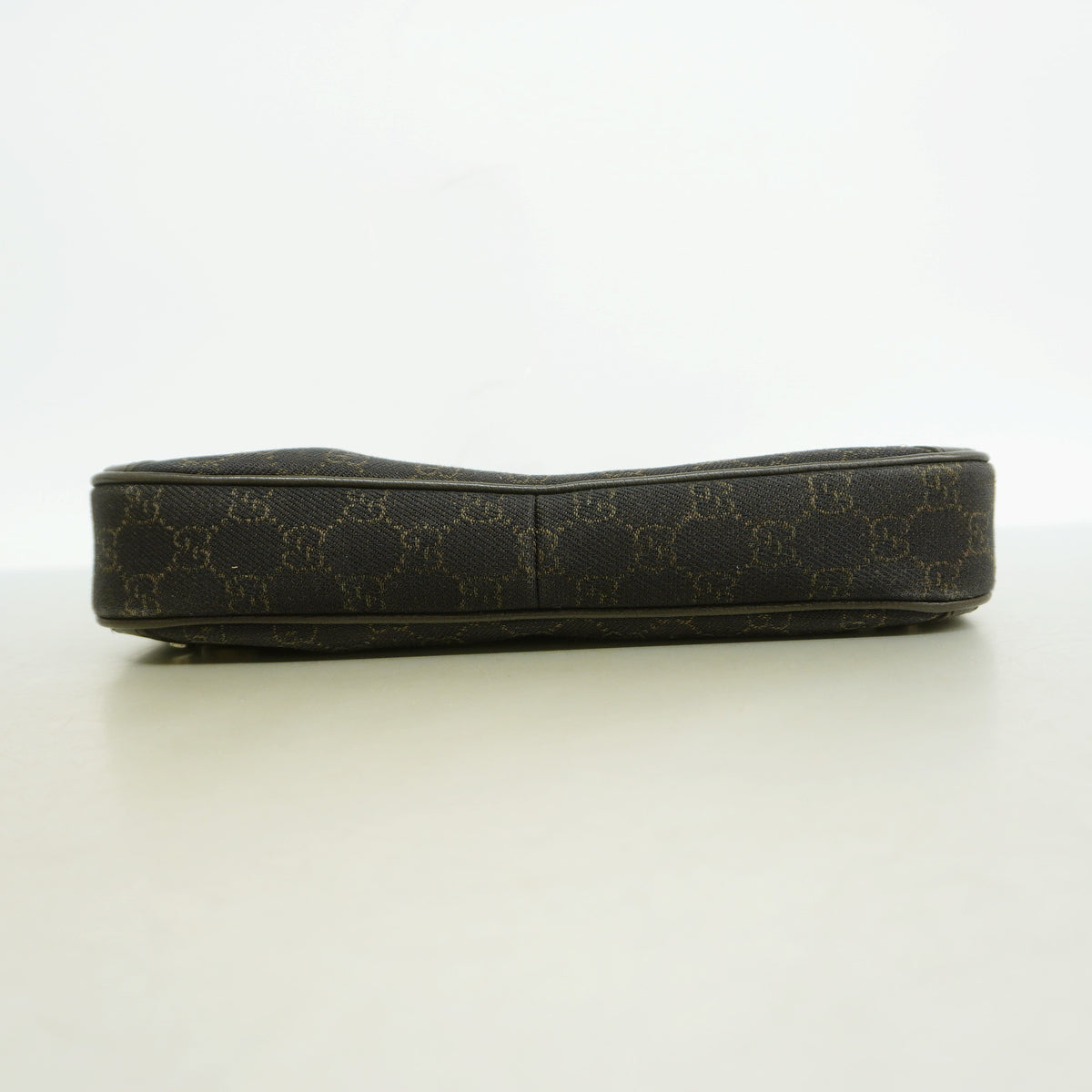 【6kd3916】グッチ ショルダーバッグ GGキャンバス 268637 キャンバス ダークブラウン シルバー金具【中古】レディース