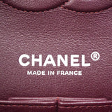 【6kd3917】シャネル ショルダーバッグ マトラッセ Wフラップ Wチェーン ラムスキン ブラック シルバー金具【中古】レディース