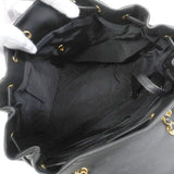 【6kd3918】シャネル リュック・デイパック マトラッセ ラムスキン ブラック ゴールド金具【中古】レディース