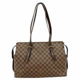 【6kd3922】ルイヴィトン トートバッグ ダミエ チェルシー N51119 エベヌ【中古】レディース