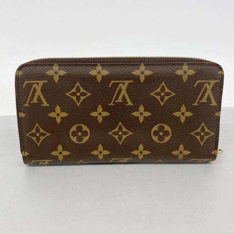 【6kd3927】ルイヴィトン 長財布 モノグラム ジッピーウォレット M42616 ブラウン【中古】メンズ レディース ユニセックス