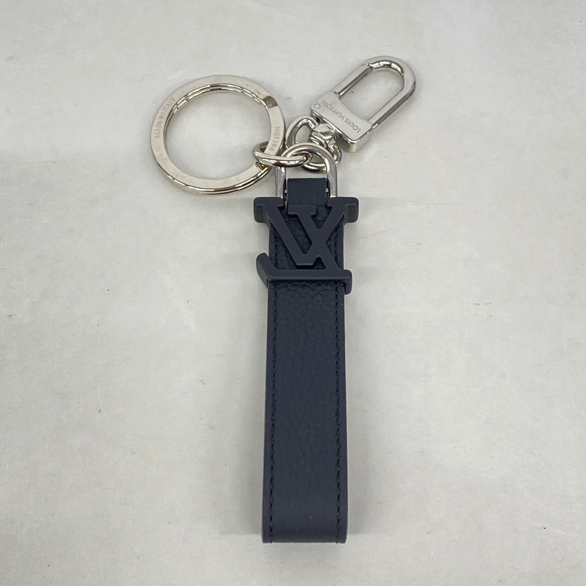 【6kd3929】ルイヴィトン キーホルダー・チャーム LVアエログラム ドラゴンヌアエログラム M01194 ブラック【中古】メンズ