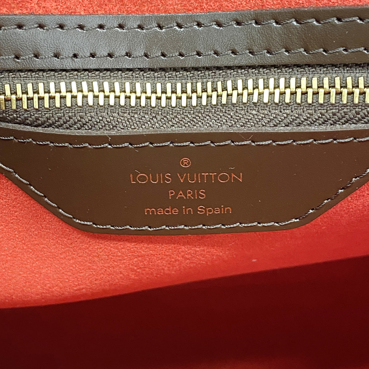 【6kd3930】ルイヴィトン トートバッグ ダミエ ハムステッドMM N51204 エベヌ【中古】レディース