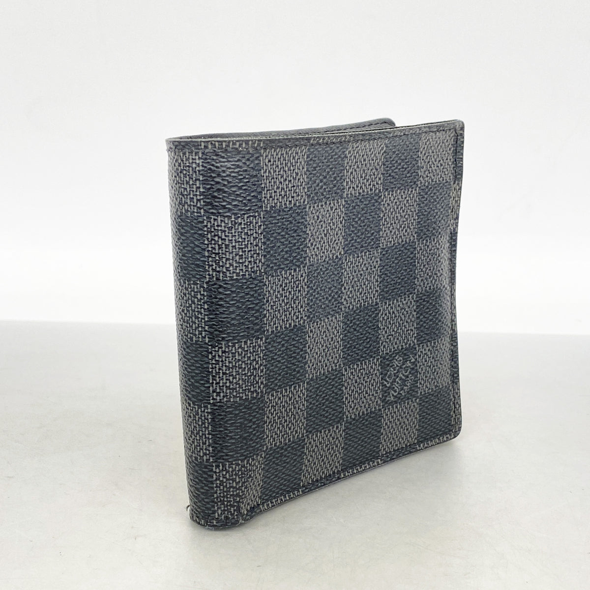 【6kd3931】ルイヴィトン 財布 ダミエ・グラフィット ポルトフォイユマルコ N62664 ブラック【中古】メンズ