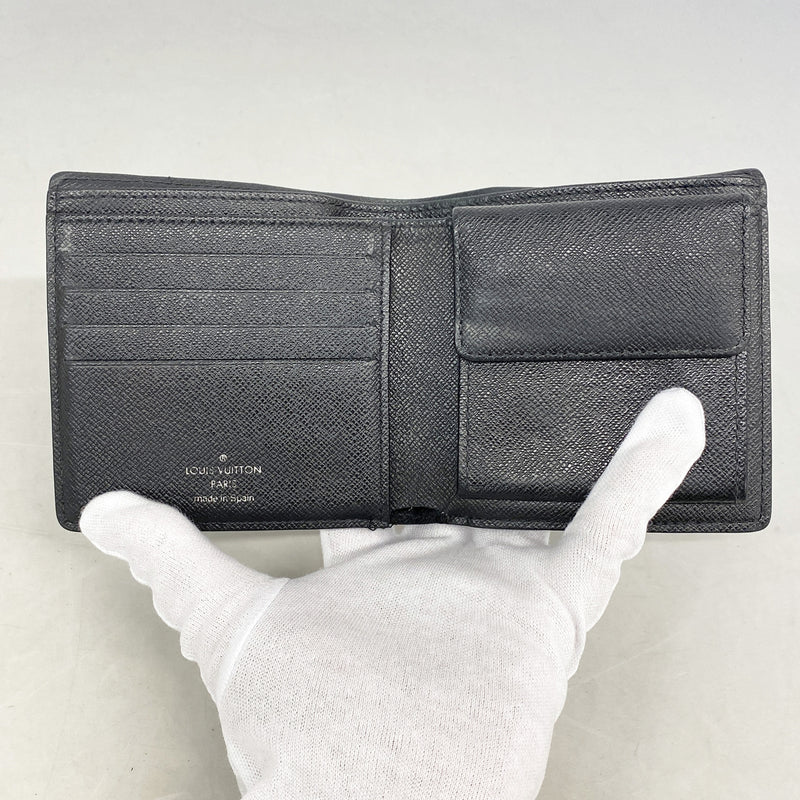 【6kd3931】ルイヴィトン 財布 ダミエ・グラフィット ポルトフォイユマルコ N62664 ブラック【中古】メンズ