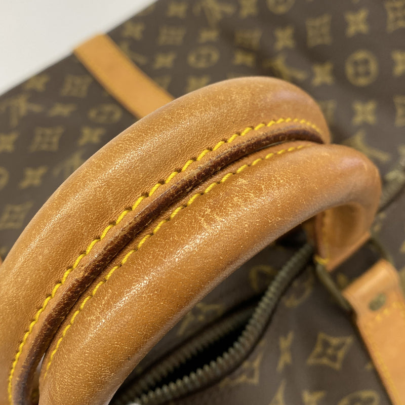 【6kd3948】ルイヴィトン ボストンバッグ モノグラム キーポル55 M41424 ブラウン【中古】メンズ レディース ユニセックス