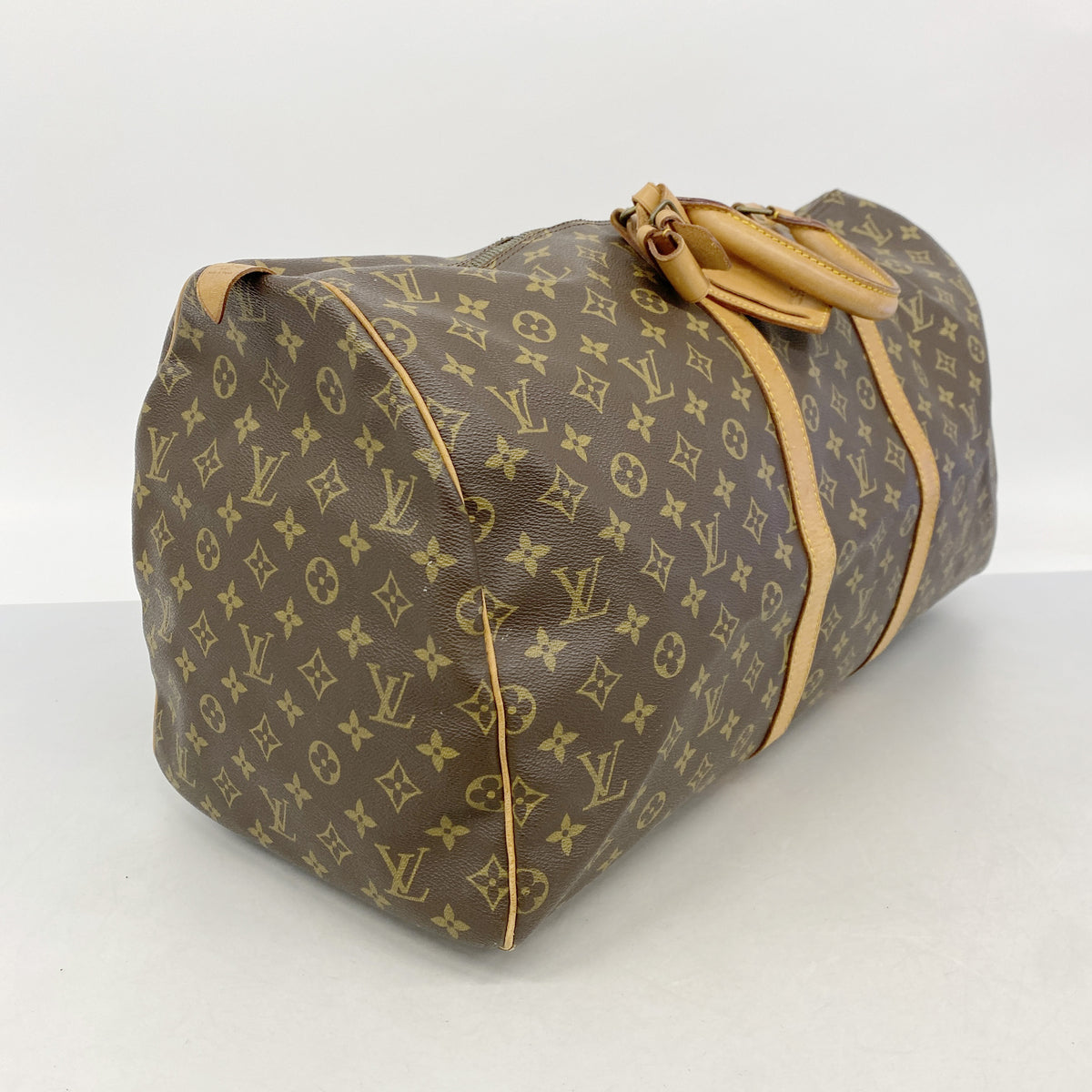 【6kd3948】ルイヴィトン ボストンバッグ モノグラム キーポル55 M41424 ブラウン【中古】メンズ レディース ユニセックス