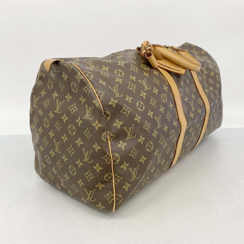 【6kd3948】ルイヴィトン ボストンバッグ モノグラム キーポル55 M41424 ブラウン【中古】メンズ レディース ユニセックス