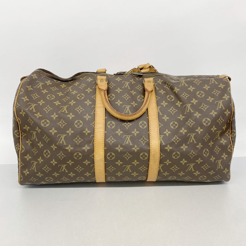 【6kd3948】ルイヴィトン ボストンバッグ モノグラム キーポル55 M41424 ブラウン【中古】メンズ レディース ユニセックス