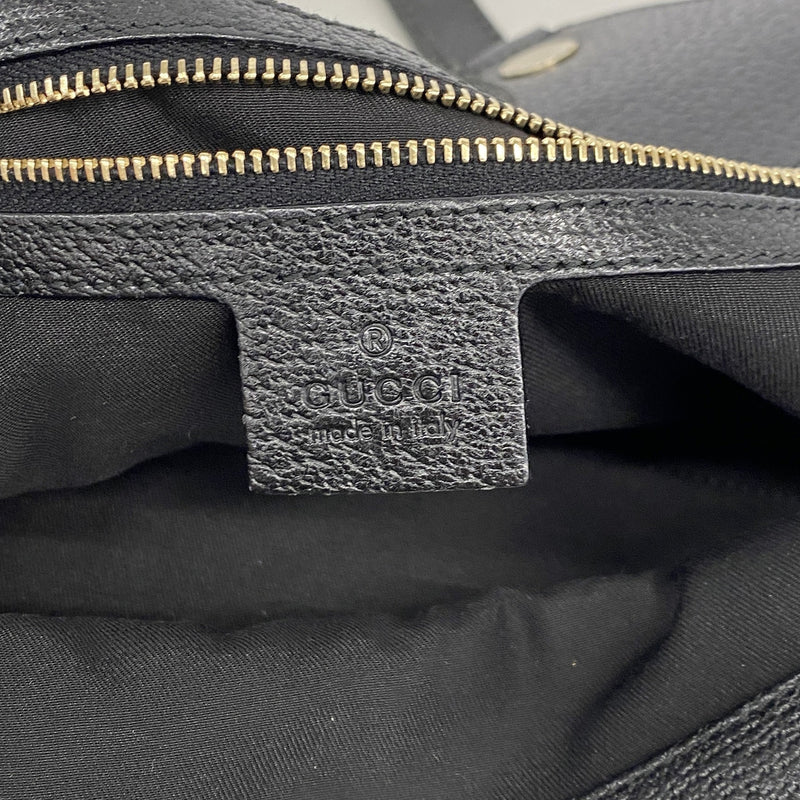 【6kd3950】グッチ ショルダーバッグ GGキャンバス 154982 キャンバス ブラック シャンパンゴールド金具【中古】レディース