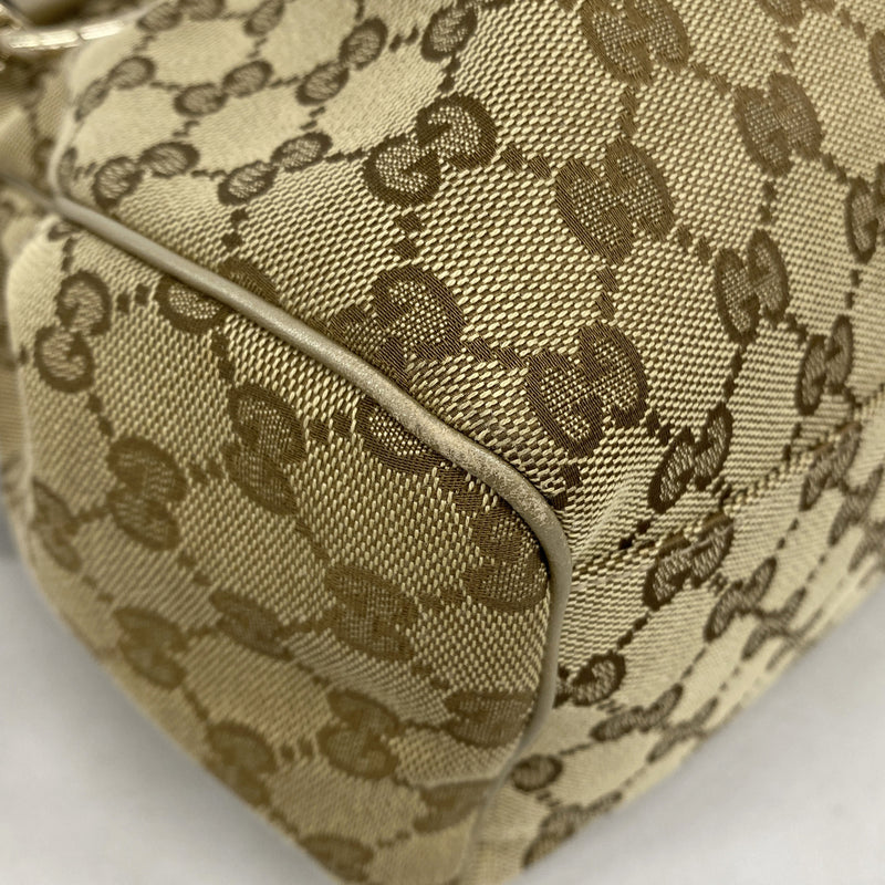 【6kd3953】グッチ トートバッグ GGキャンバス スーキー 211944 キャンバス ブラウン ゴールド金具【中古】レディース