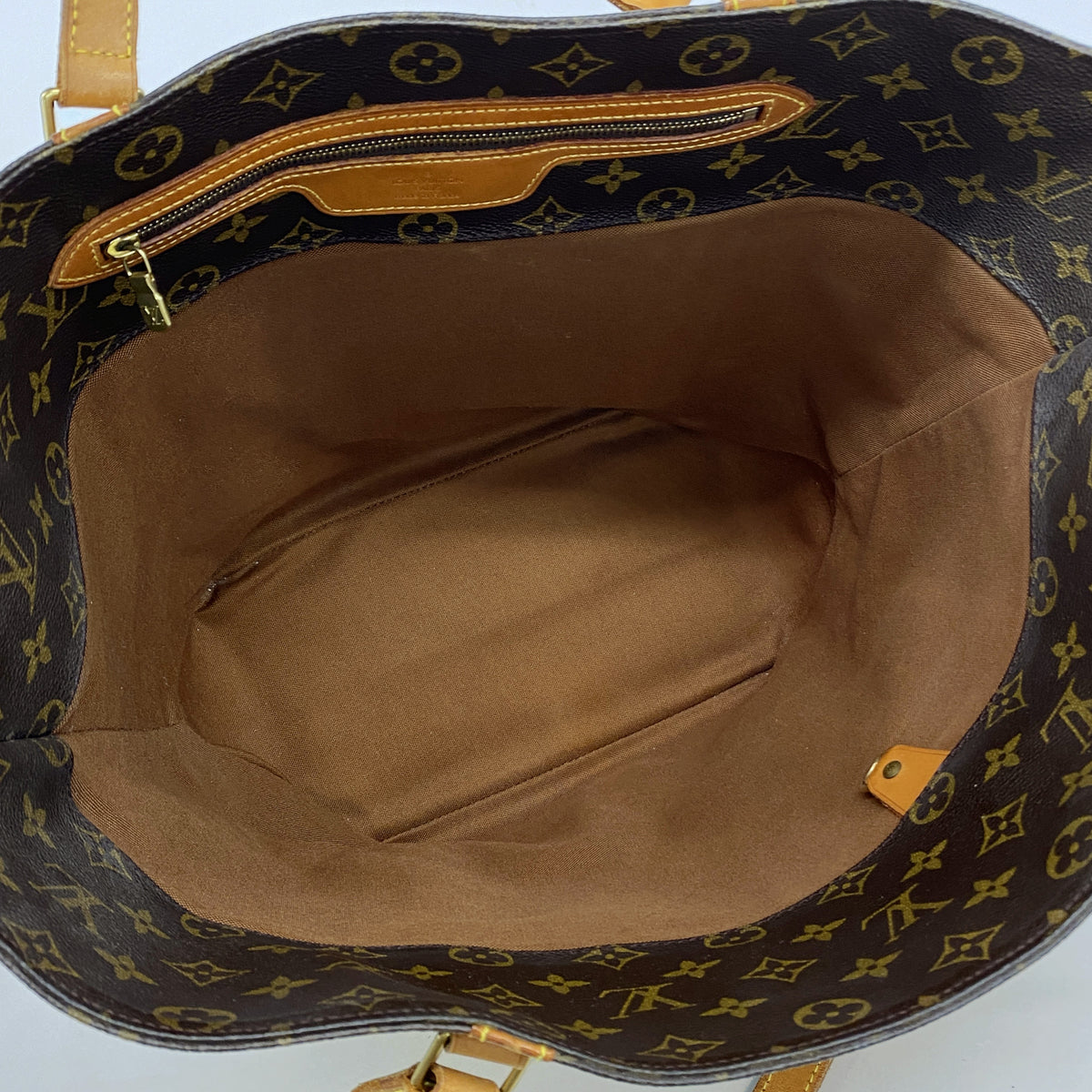 【6kd3954】ルイヴィトン トートバッグ モノグラム サックショッピング M51108 ブラウン【中古】レディース