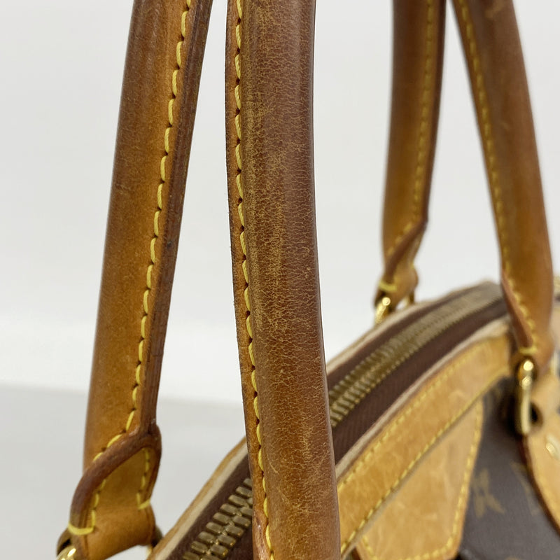 【6kd3957】ルイヴィトン ハンドバッグ モノグラム ティヴォリPM M40143 ブラウン【中古】レディース