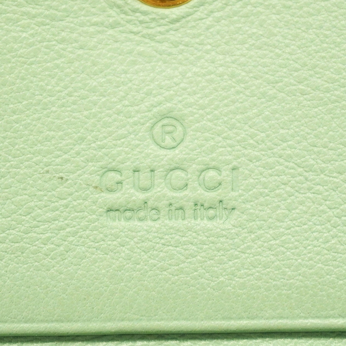 【6kd3970】グッチ 財布 GGマーモント 456126 パイソン グリーン ゴールド金具【中古】レディース