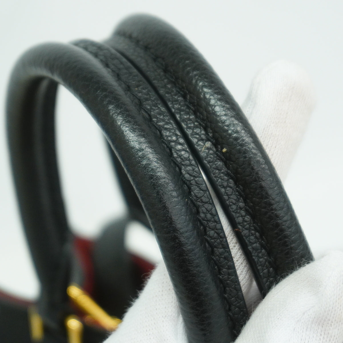 【6kd3984】ルイヴィトン ハンドバッグ モノグラム・アンプラント バイカラー オンザゴーPM M45659 ブラック ベージュ 2wayバッグ【中古】レディース