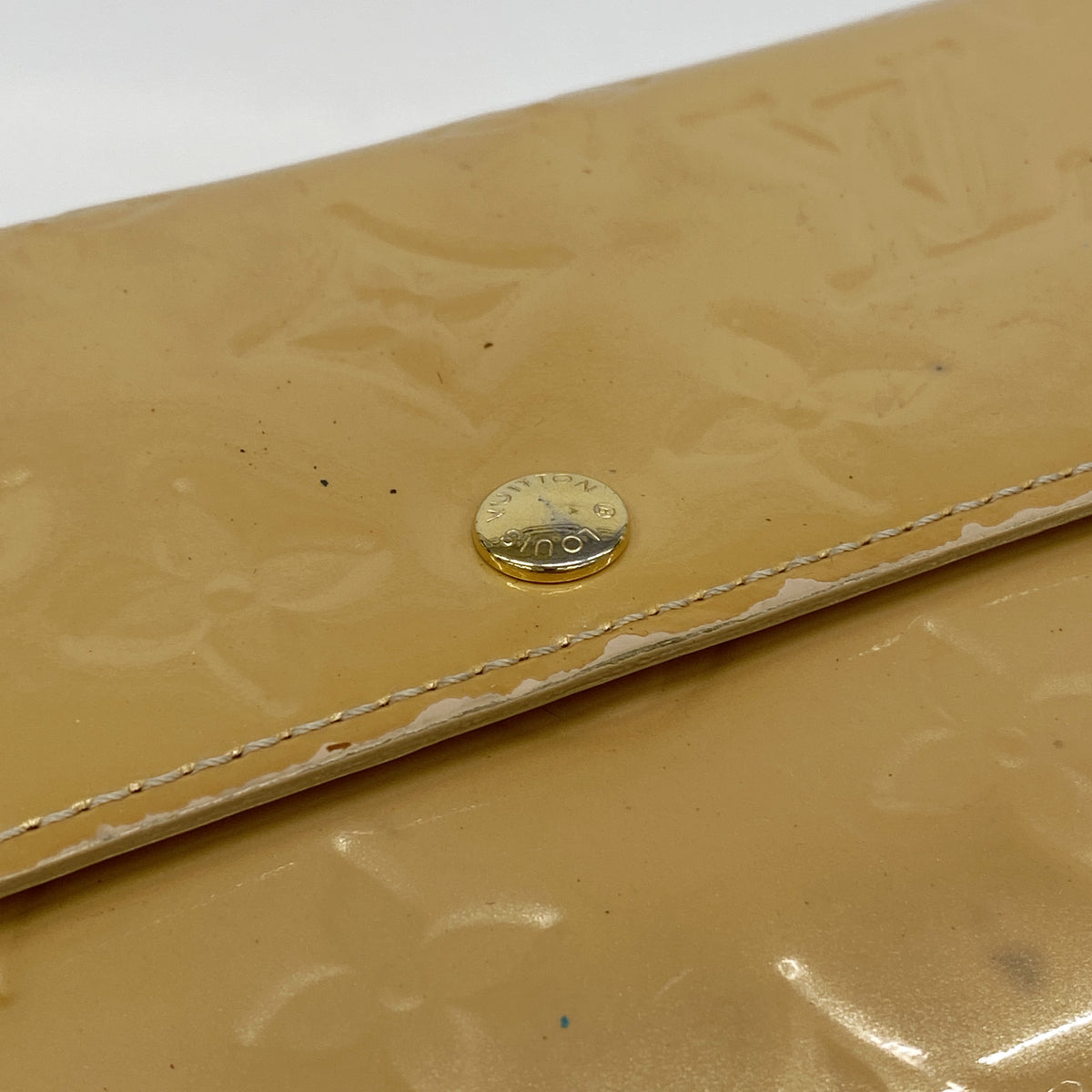 【6kd3998】ルイヴィトン 長財布 ヴェルニ ポルトフォイユサラ M91522 ローズフロランタン【中古】レディース