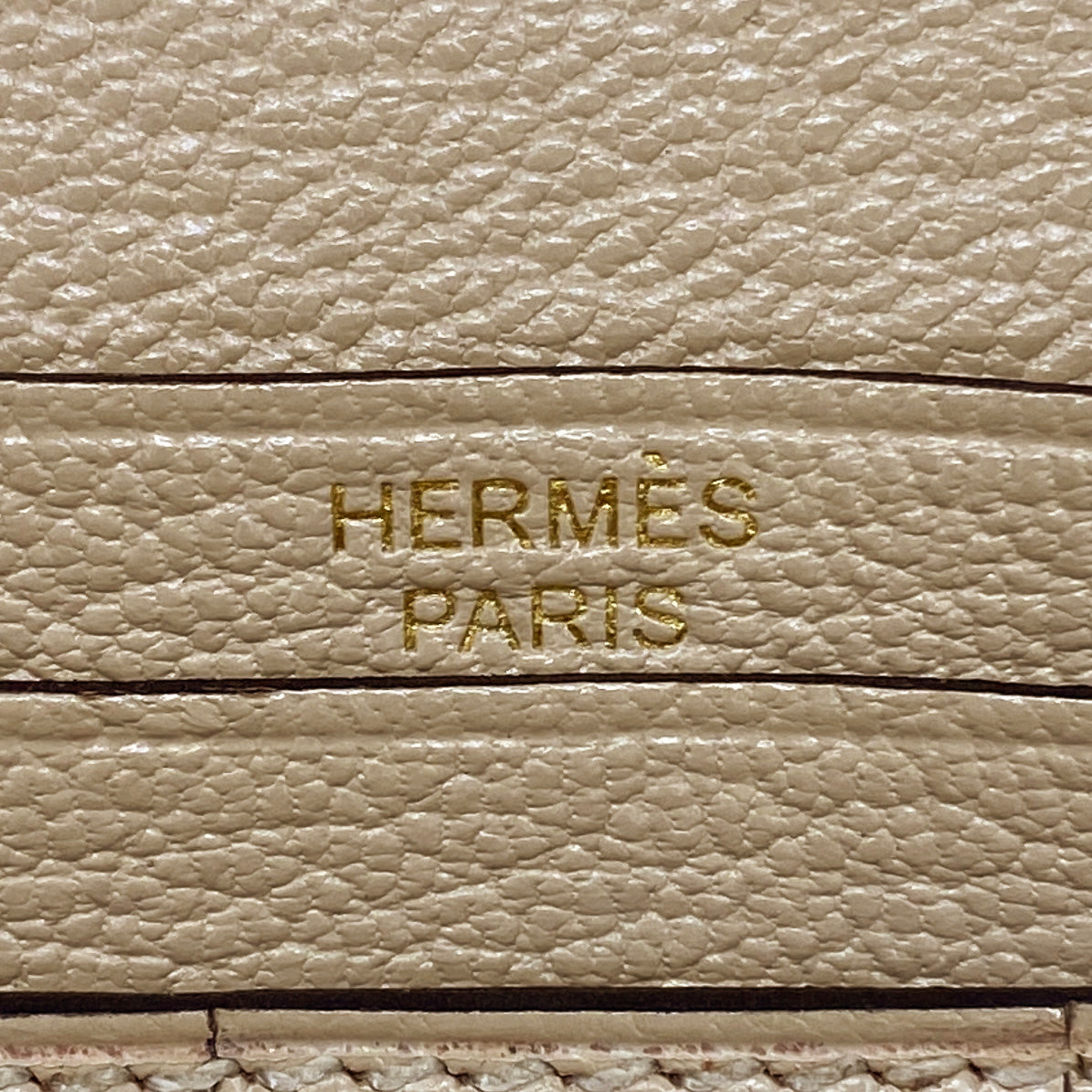 【6kd4009】エルメス 長財布 ベアンスフレ オーストリッチ パルシェマン ゴールド金具 Z刻印【中古】メンズ レディース ユニセックス