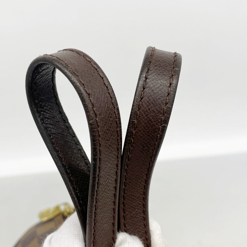 【6kd4013】ルイヴィトン ハンドバッグ ダミエ パピヨン30 N51303 エベヌ【中古】レディース