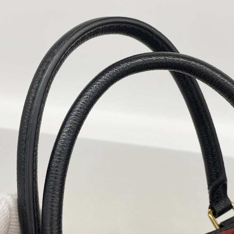 【6kd4016】ルイヴィトン トートバッグ モノグラム・アンプラント バイカラー オンザゴーMM M45495 ブラック ベージュ 2wayバッグ【中古】レディース