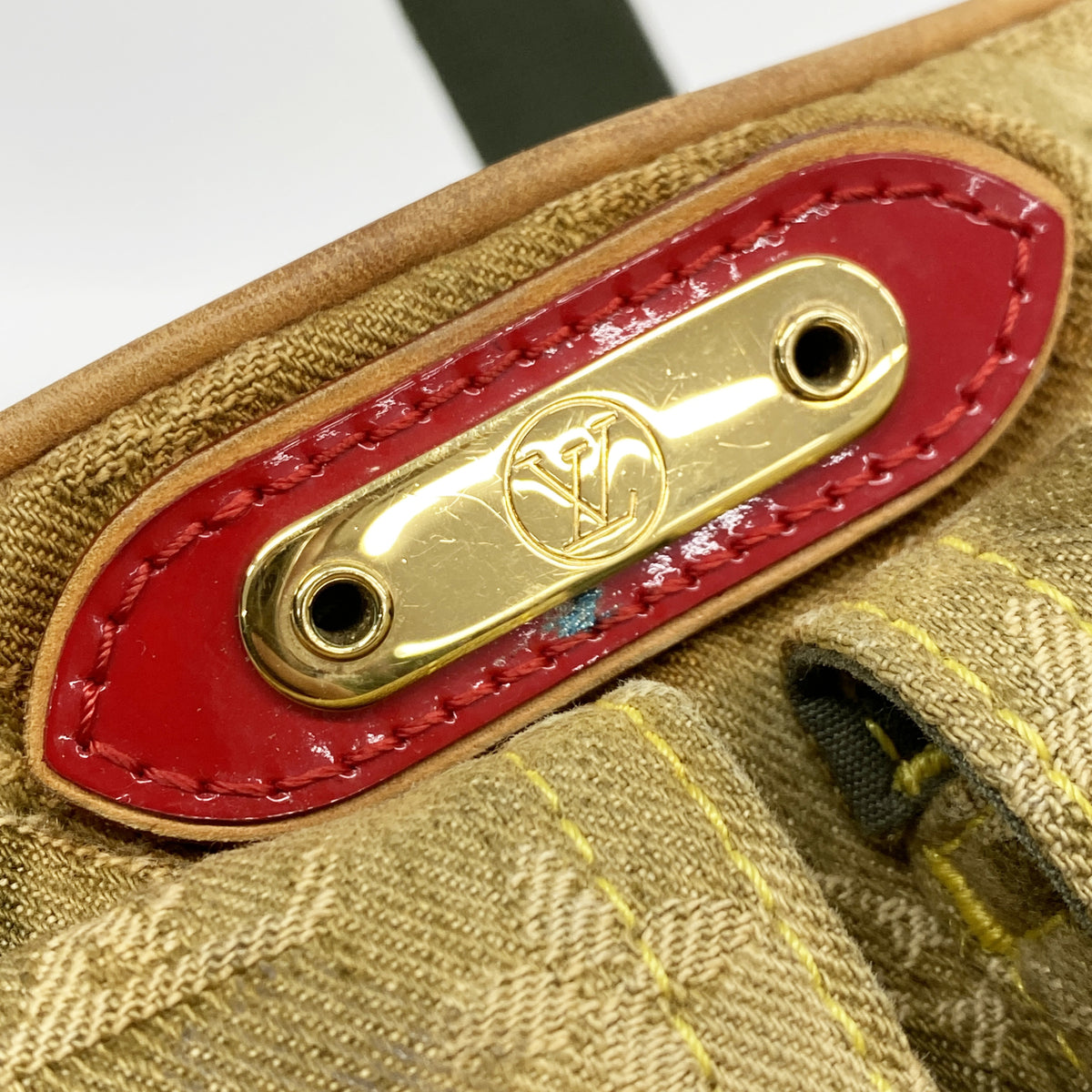 【6kd4027】ルイヴィトン ハンドバッグ モノグラモフラージュ ジャスミン M95772 カーキ 村上隆コラボ【中古】レディース