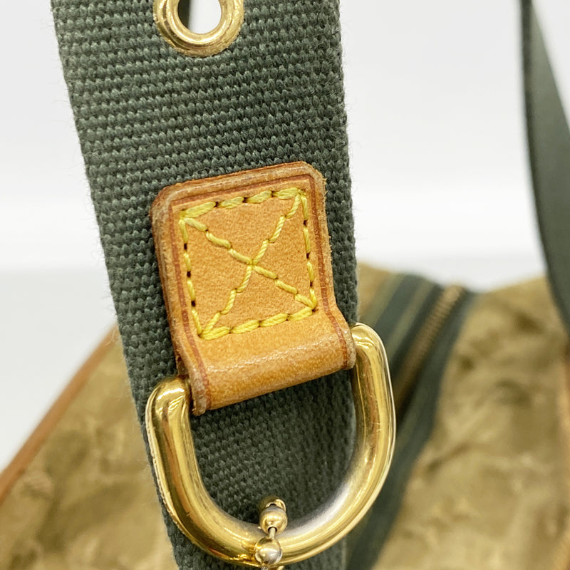 【6kd4027】ルイヴィトン ハンドバッグ モノグラモフラージュ ジャスミン M95772 カーキ 村上隆コラボ【中古】レディース