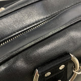 【6kd4031】クリスチャンディオール ハンドバッグ ハードコア レザー ブラック シルバー金具 2wayバッグ【中古】レディース