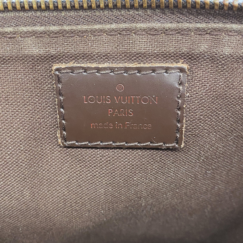 【6kd4037】ルイヴィトン ショルダーバッグ ダミエ ポシェットプラットブルックリン N41100 エベヌ【中古】メンズ