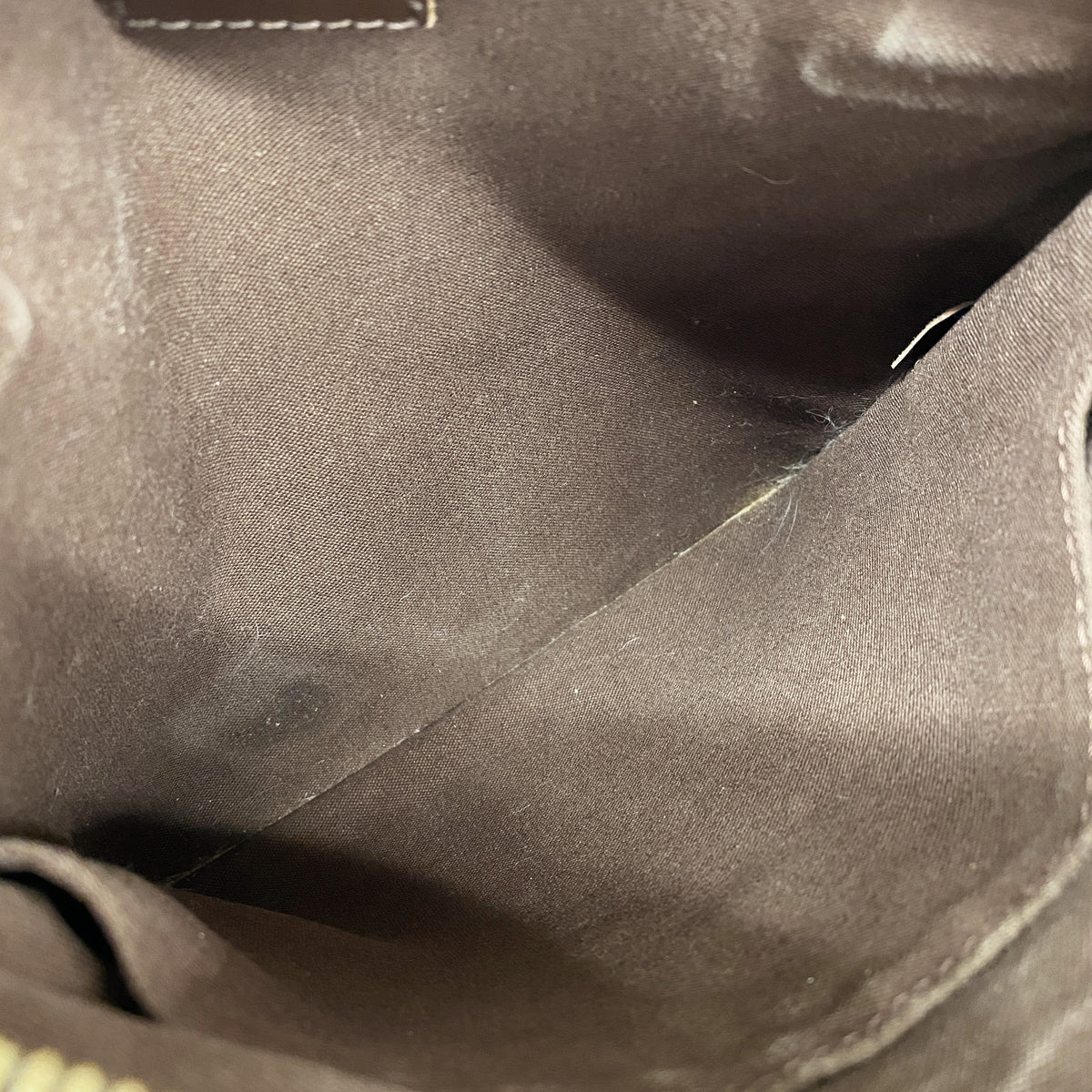 【6kd4037】ルイヴィトン ショルダーバッグ ダミエ ポシェットプラットブルックリン N41100 エベヌ【中古】メンズ
