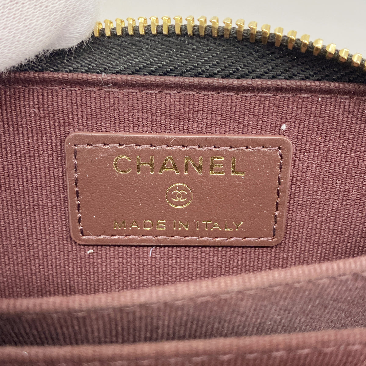 【6kd4040】シャネル コインケース マトラッセ キャビアスキン ブラック ゴールド金具【中古】メンズ レディース ユニセックス