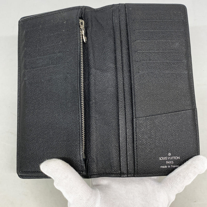 【6kd4046】ルイヴィトン 長財布 モノグラム・エクリプス ポルトフォイユブラザ N62665 ブラック【中古】メンズ