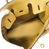 【6kd4050-g】エルメス ハンドバッグ バーキン25 スイフト デュンヌ ゴールド金具 G刻印【中古】レディース