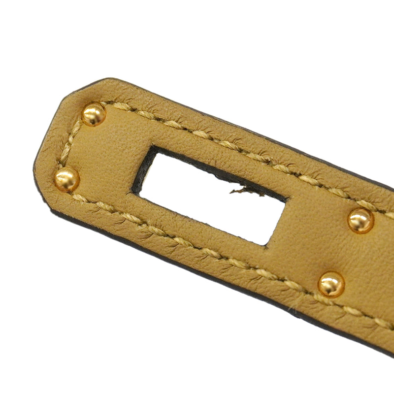 【6kd4050-g】エルメス ハンドバッグ バーキン25 スイフト デュンヌ ゴールド金具 G刻印【中古】レディース
