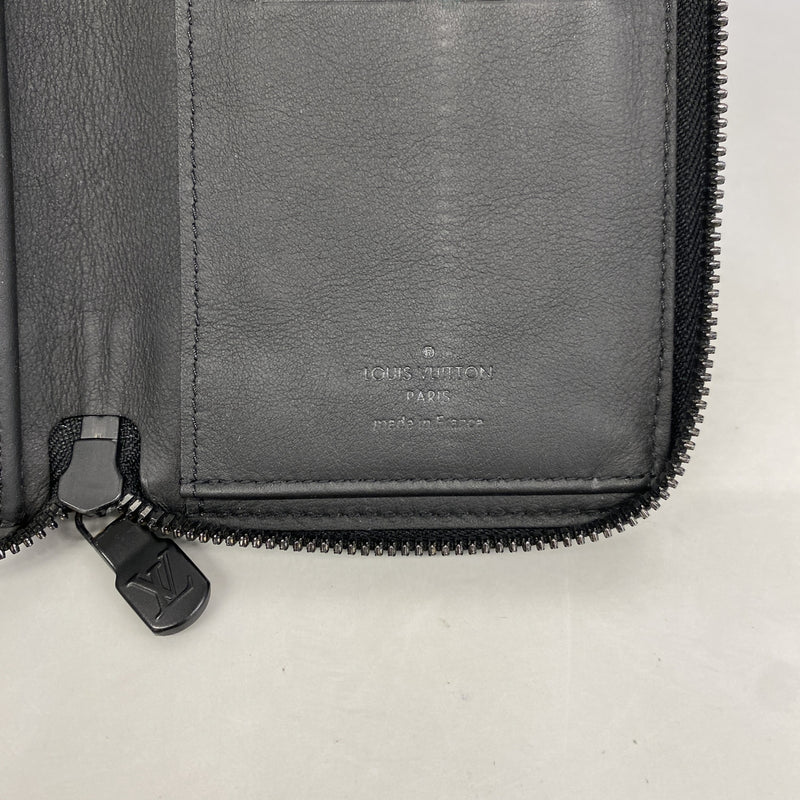 【6kd4060】ルイヴィトン 長財布 モノグラム・シャドウ ジッピーウォレットヴェルティカル M62902 ブラック【中古】メンズ