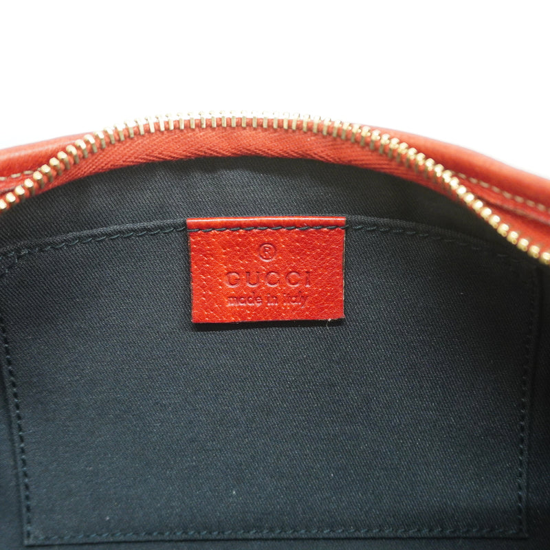 【6kd4067】グッチ ショルダーバッグ GGキャンバス 130939 キャンバス ネイビー レッド シャンパンゴールド金具【中古】レディース