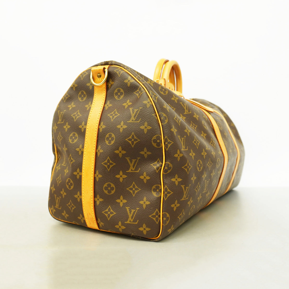 【6kd4073】ルイヴィトン ボストンバッグ モノグラム キーポルバンドリエール55 M41414 ブラウン【中古】メンズ レディース ユニセックス