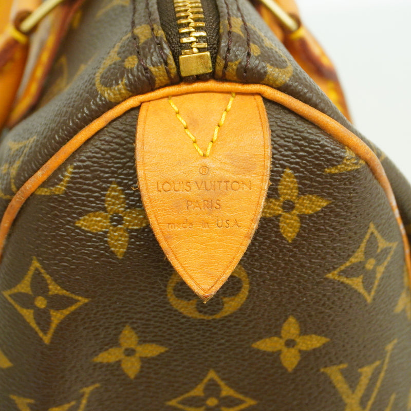 【6kd4084】ルイヴィトン ハンドバッグ モノグラム スピーディ25 M41109 ブラウン【中古】レディース