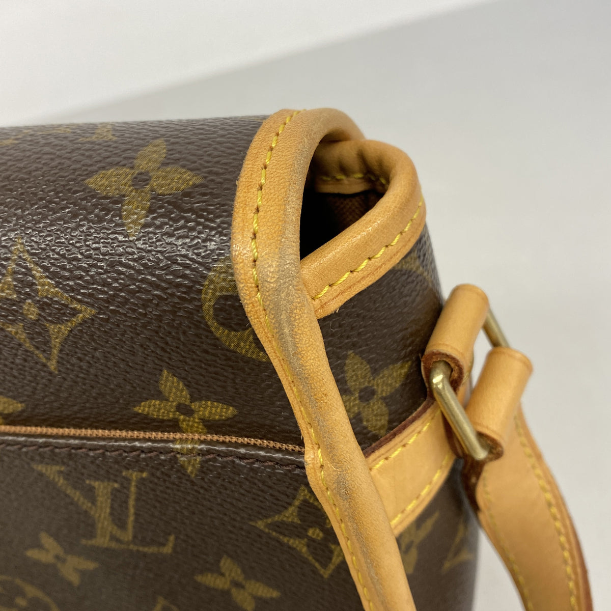 【6kd4111】ルイヴィトン ショルダーバッグ モノグラム ソローニュ M42250 ブラウン【中古】レディース