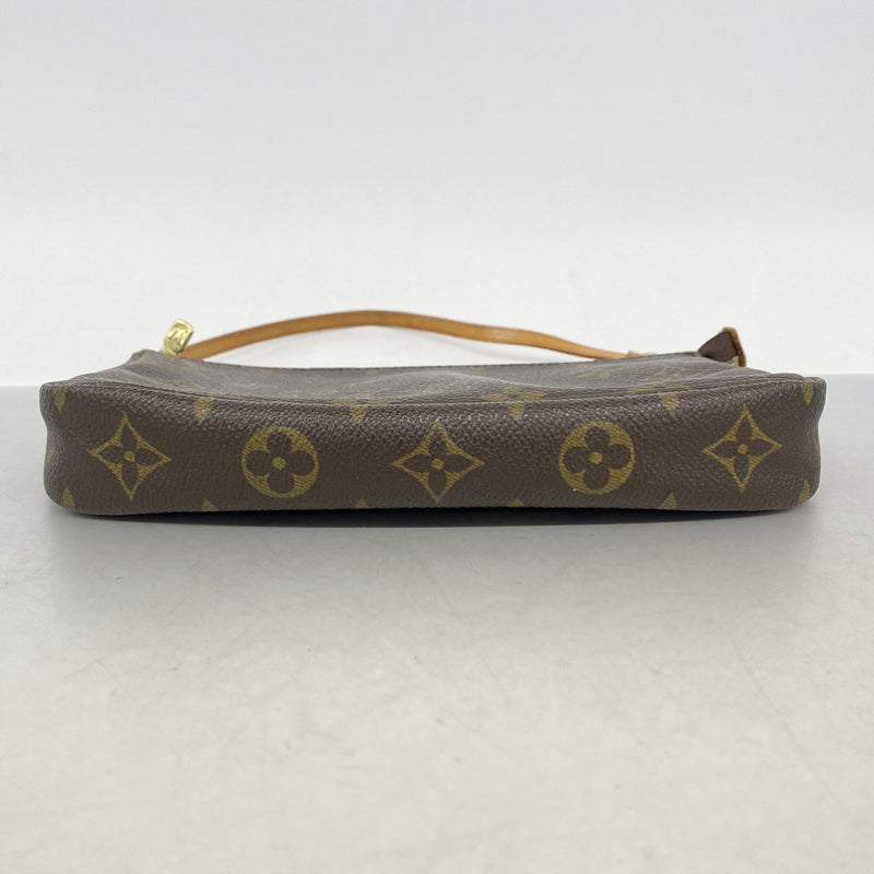 【6kd4114】ルイヴィトン ポーチ モノグラム ポシェットアクセソワール M51980 ブラウン【中古】レディース