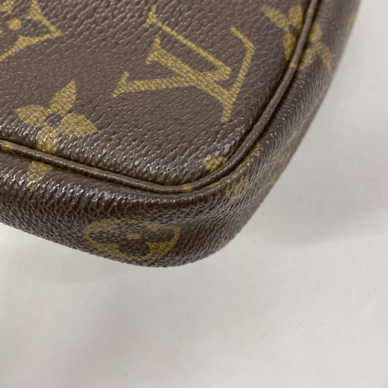 【6kd4114】ルイヴィトン ポーチ モノグラム ポシェットアクセソワール M51980 ブラウン【中古】レディース