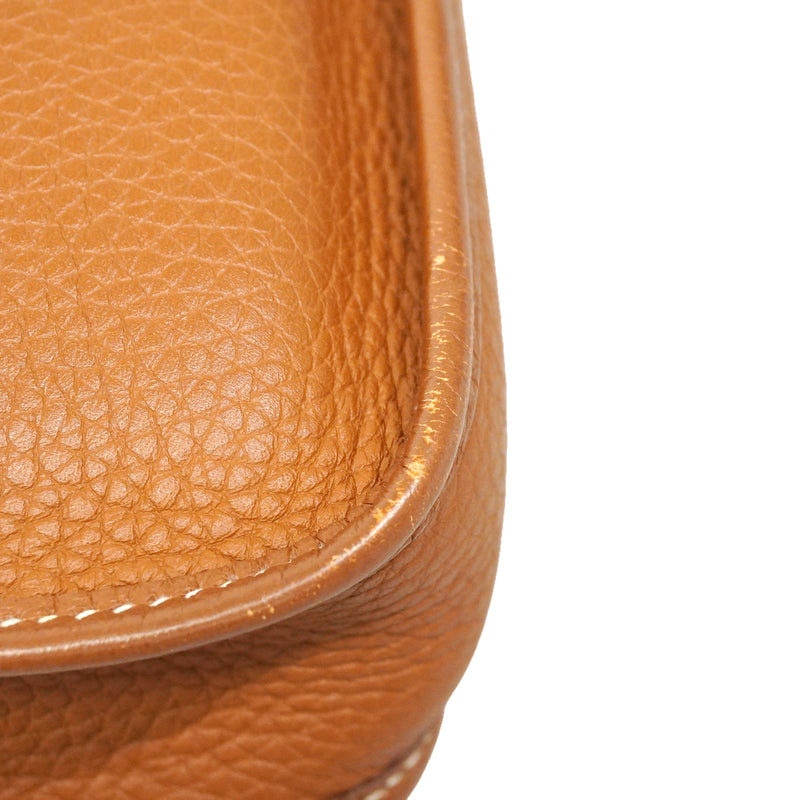 【6kd4134-h】エルメス ショルダーバッグ エヴリンTPM トリヨンクレマンス ゴールド シルバー金具 U刻印 2wayバッグ【中古】レディース