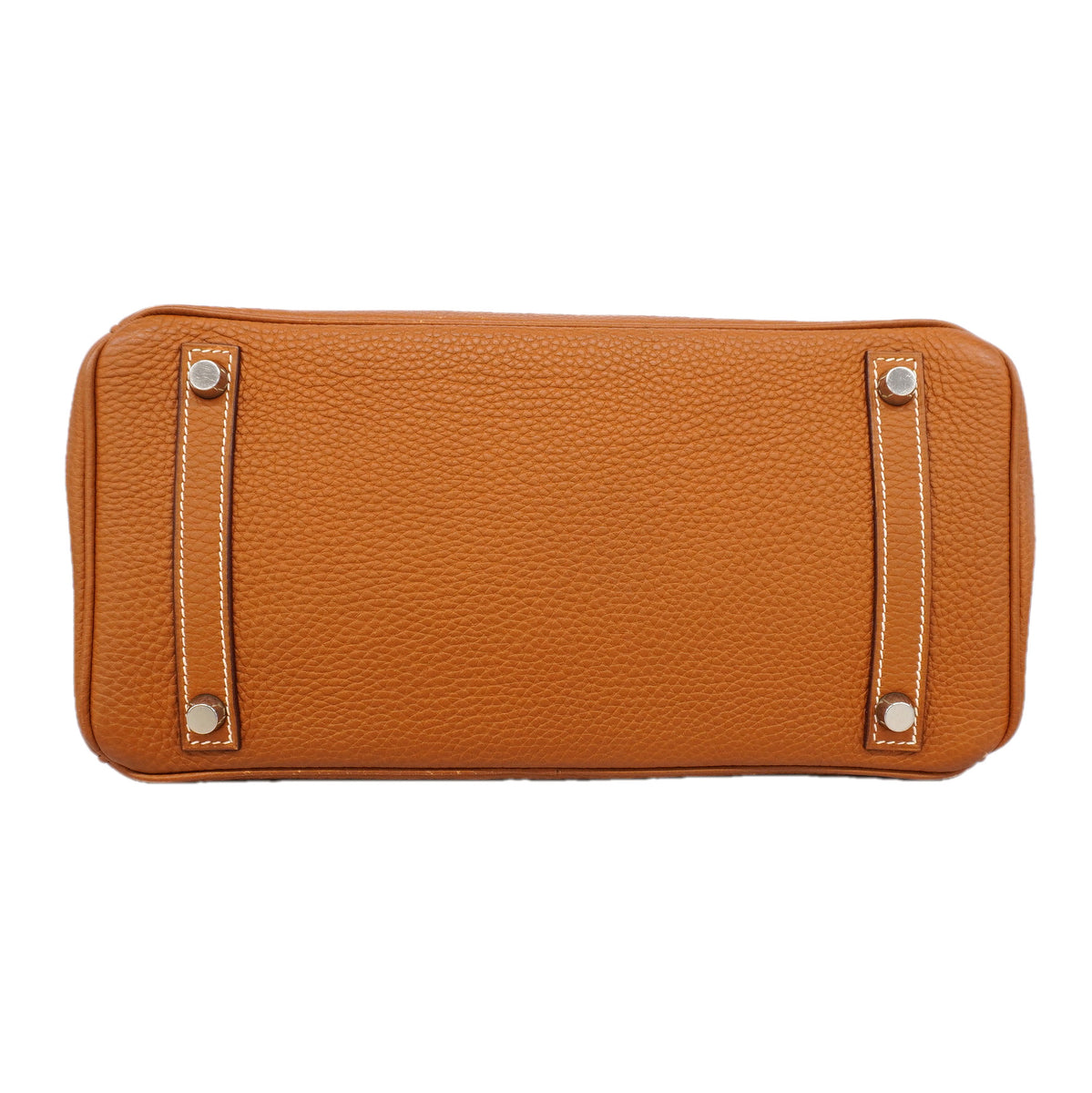 【6kd4136-h】エルメス ハンドバッグ バーキン30 トゴ ゴールド シルバー金具 □H刻印【中古】レディース