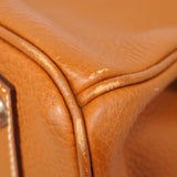 【6kd4136-h】エルメス ハンドバッグ バーキン30 トゴ ゴールド シルバー金具 □H刻印【中古】レディース