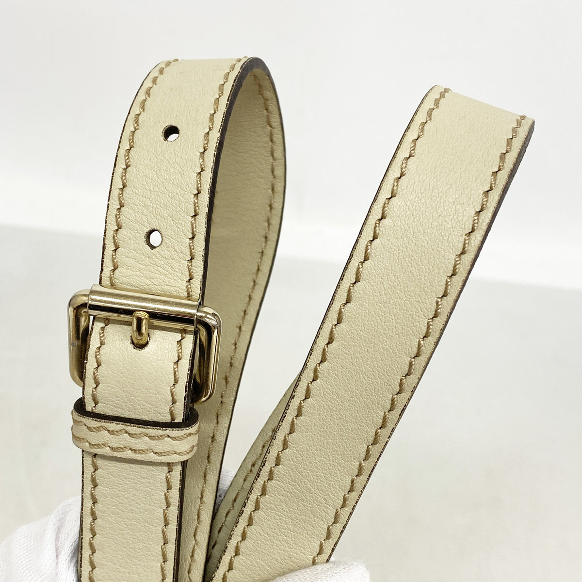 【6kd4140】グッチ ショルダーバッグ GGスプリーム 257246 PVC ブラウン シャンパンゴールド金具【中古】レディース