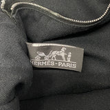 【6kd4148】エルメス トートバッグ フールトゥPM キャンバス ブラック シルバー金具【中古】メンズ レディース ユニセックス