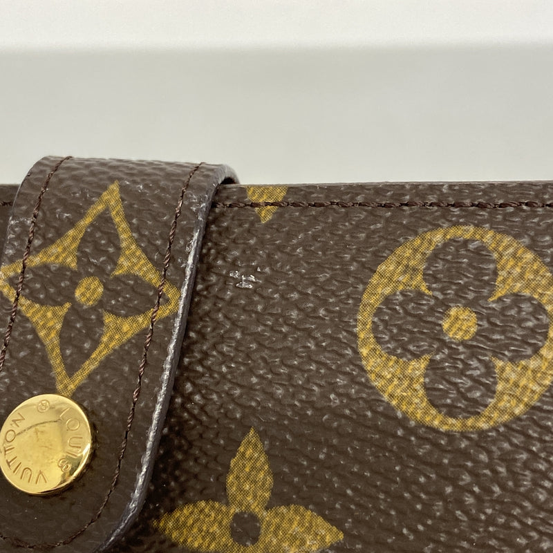 【6kd4157】ルイヴィトン 財布 モノグラム ポルトモネビエヴィエノワ M61663 ブラウン【中古】レディース