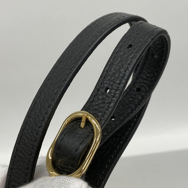 【6kd4158】グッチ トートバッグ 674850 レザー ブラック ゴールド金具 2wayバッグ【中古】メンズ