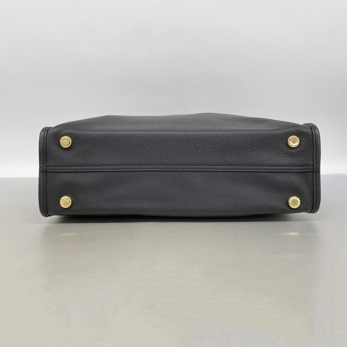 【6kd4158】グッチ トートバッグ 674850 レザー ブラック ゴールド金具 2wayバッグ【中古】メンズ