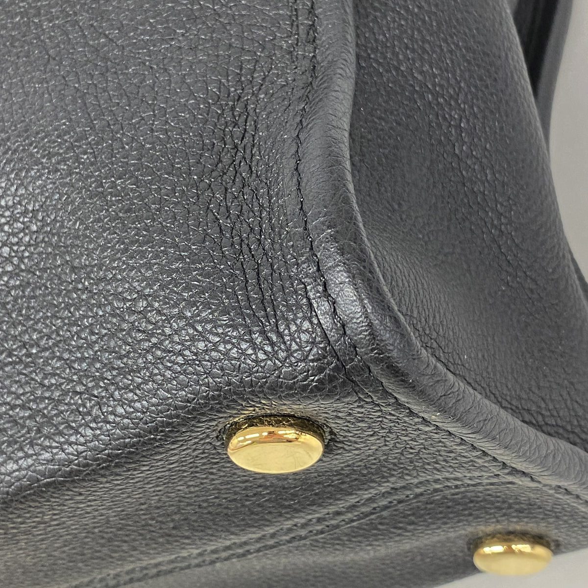 【6kd4158】グッチ トートバッグ 674850 レザー ブラック ゴールド金具 2wayバッグ【中古】メンズ