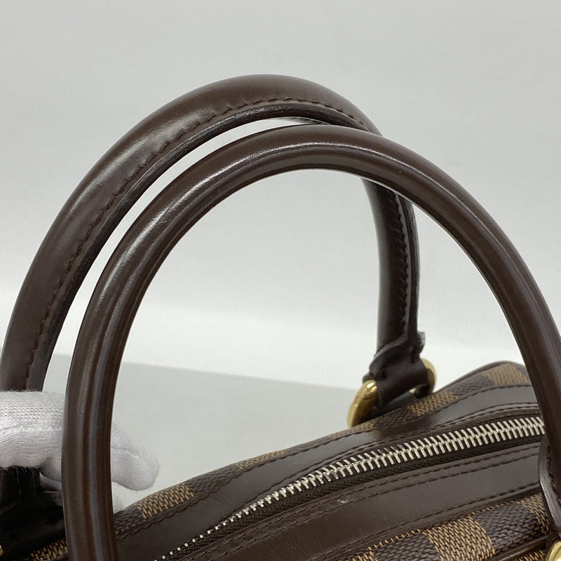 【6kd4163】ルイヴィトン ハンドバッグ ダミエ ドゥオモ N60008 エベヌ【中古】レディース